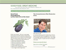 Tablet Screenshot of goodfoodgreatmedicine.com